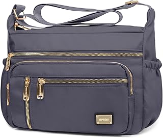 NPBAG Crossbody Bag for Women, Shoulder Purse Handbag Messenger Bag, Trendy Pocketbooks, Waterproof and Multi-Pockets