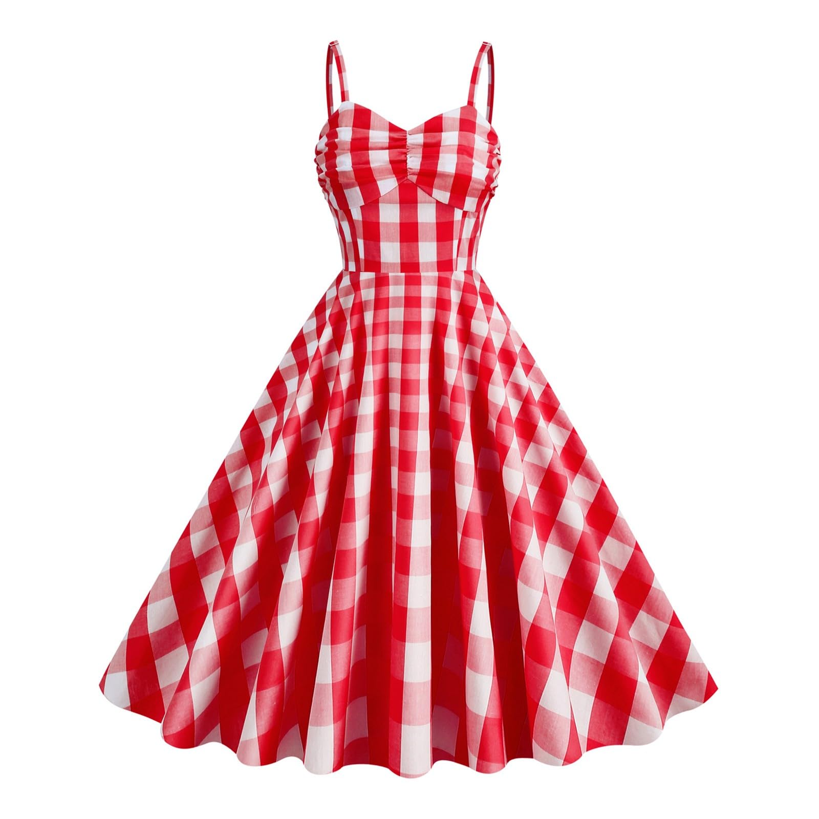 Robe trapèze rétro 1950 confortable pour affiner la silhouette