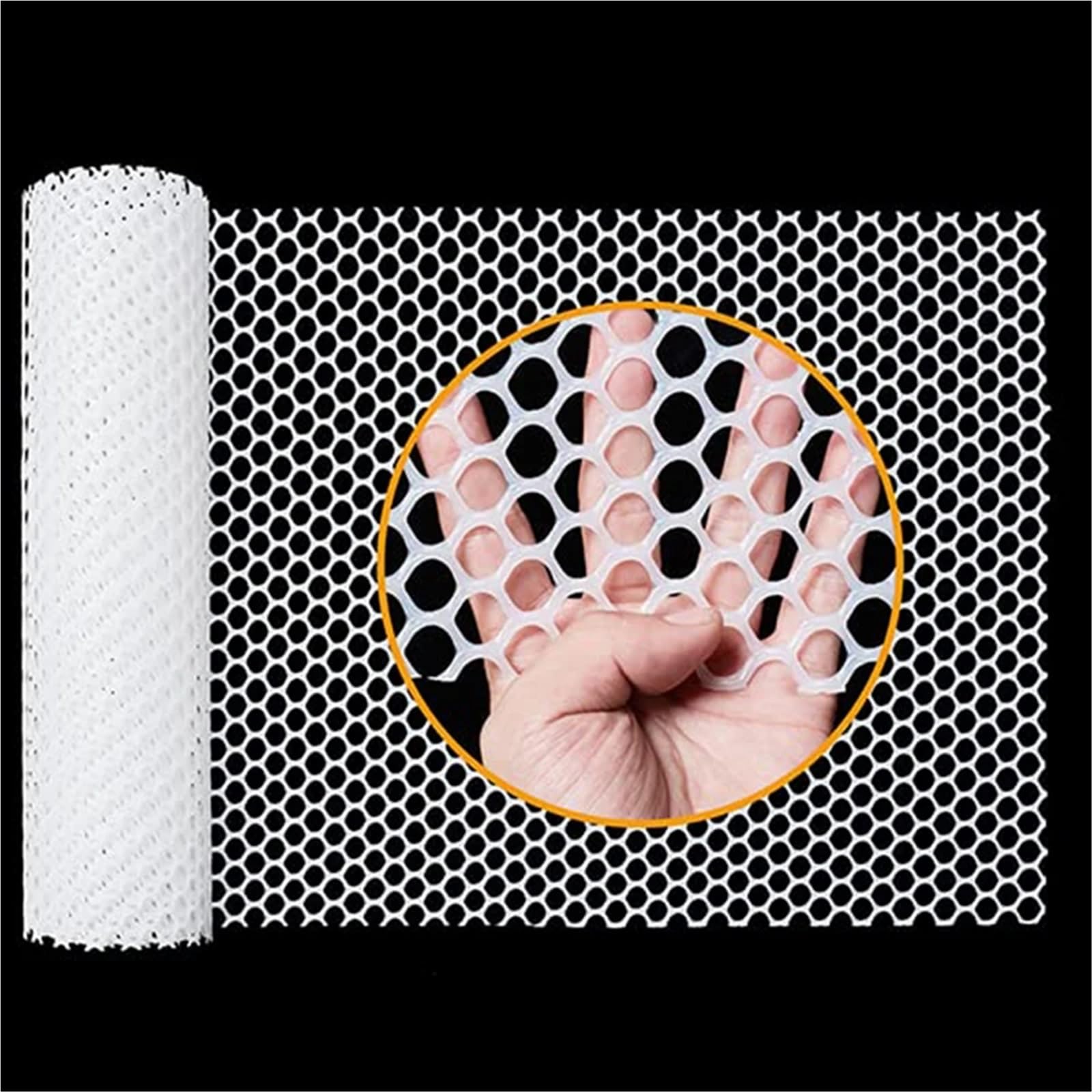 ABS żywa siatka | Biały Zielony 40-60x100-200cm Domowy ogród dla drobiu: Balkon Yard ive Barrier(Green,50x200cm)