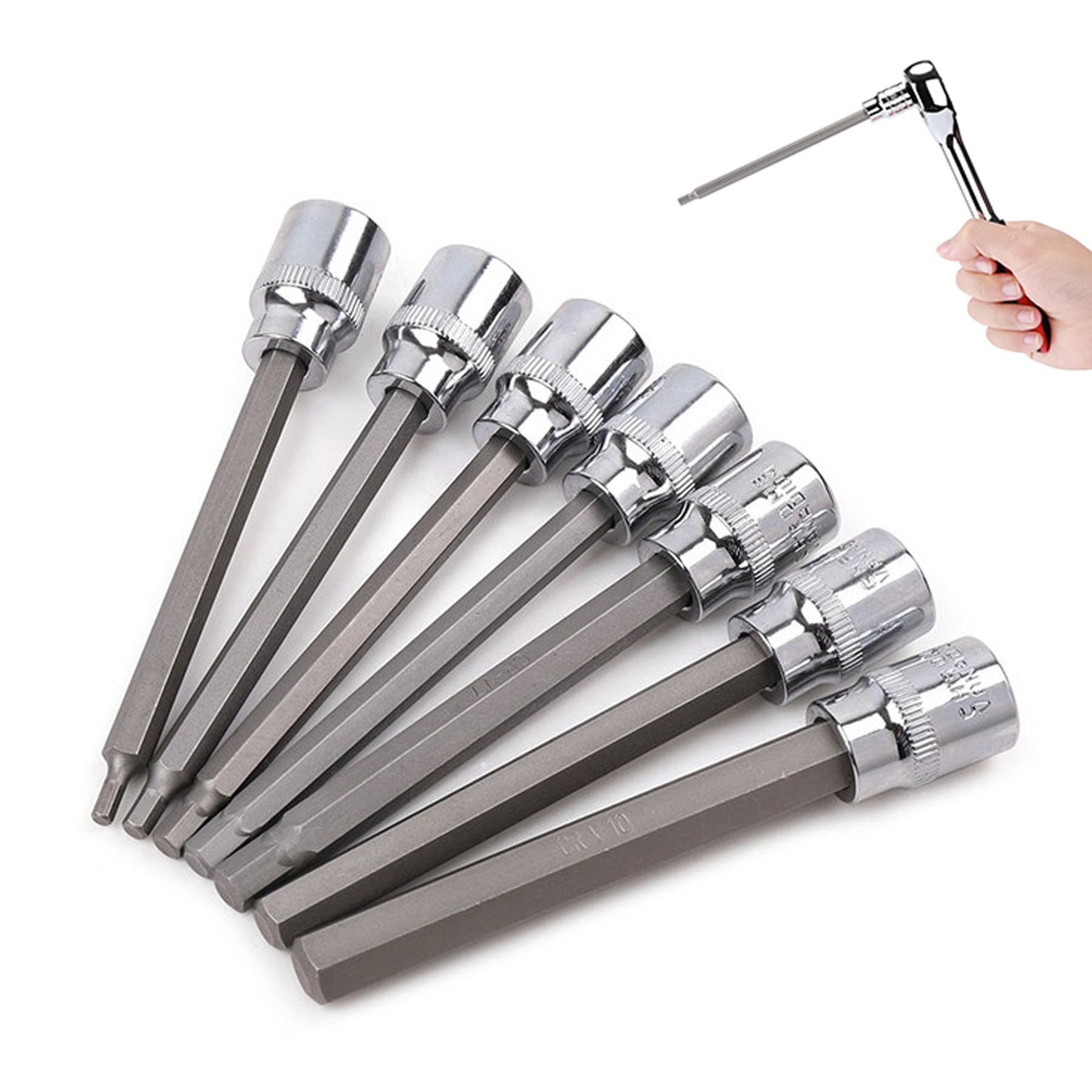 Set Chiavi A Bussola Per Impatto US PRO, 58 Pezzi, Drive 3/8 - Foto 6