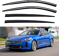 Vista 233 de Visores para ventanas y protectores contra la lluvia para Ford Fusion 2013, 2014, 2015, 2016, 2017, 2018, 2019, 2020, Deflectores de viento