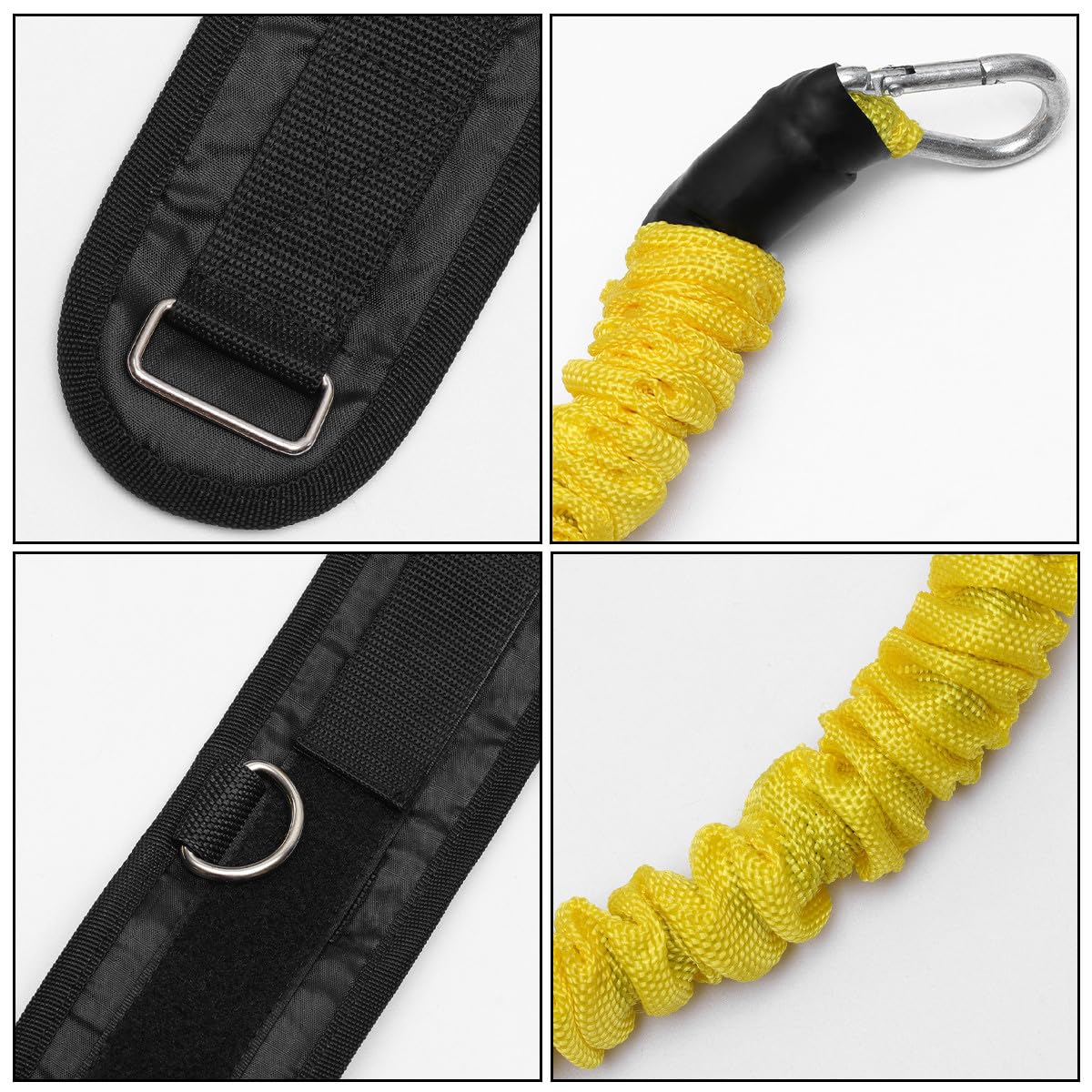 SUPVOX Corda da Trazione per Fitness 50 Lb Fascia Elastica Resistente in Lattice, Accessorio Palestra Portatile per Squat Profondi e Allenamento Gambe e Braccia, Attrezzatura Fitness per