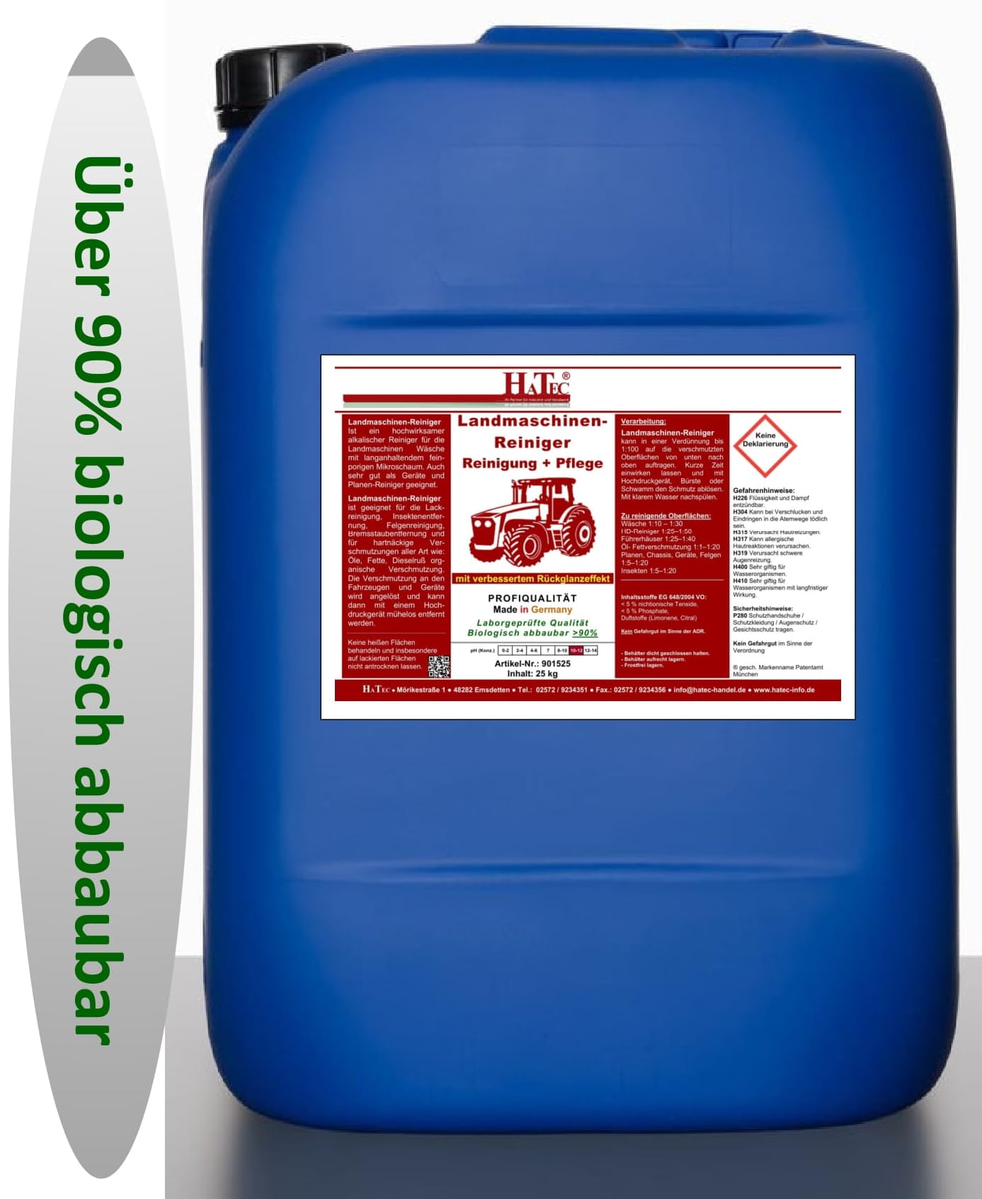 País Máquinas de limpiador 30 kg lavado + Cuidado, hochwirksamer alkalischer limpiador para su uso como