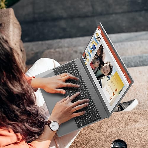 Miniatura 8 de Computadora portátil con Windows 11 2024, pantalla IPS de 15.6 pulgadas, 1920 x 1080, Coolby 16 GB DDR4 RAM / 512 GB SSD, computadora portátil con