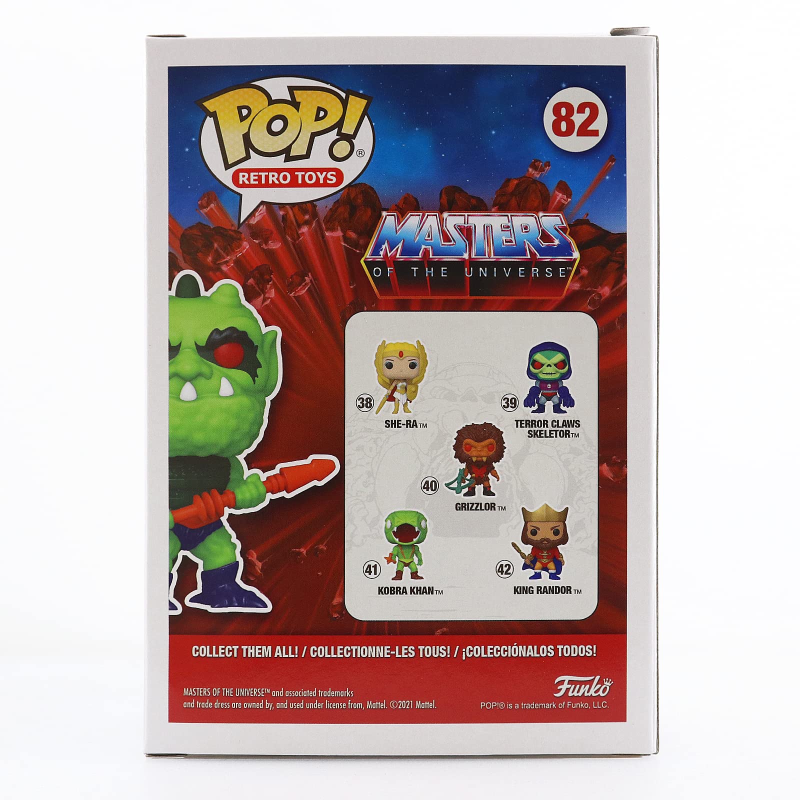 Funko Pop Retro Toys #82 Masters of The Universe Whiplash Vinyl Figure Summer 2021 Virtual Funkon Exclusive - Image 2