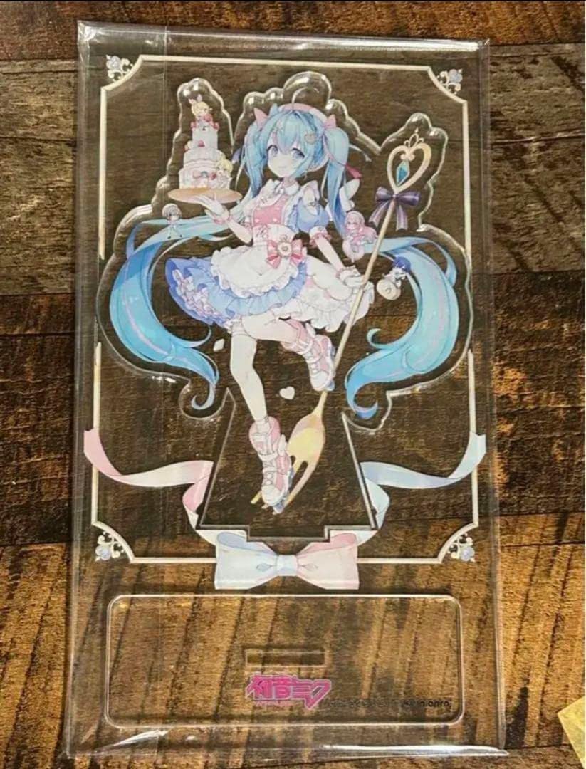 【激レア】BIGアクリルスタンド 初音ミク さくらしおり ミルキー 不二家 激レア】BIGアクリルスタンド 初音ミク さくらしおり ミルキー