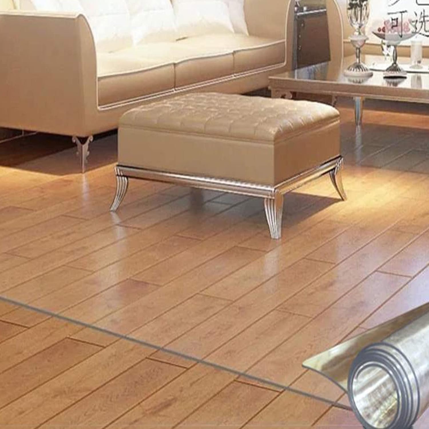 Antistatic Smooth Clear Large Protector Cover,Floor Mat for Chair/Desk/Table/Refrigerator/Carpete, Office Home, Custom Size(47"X72"/120cmX180cm)