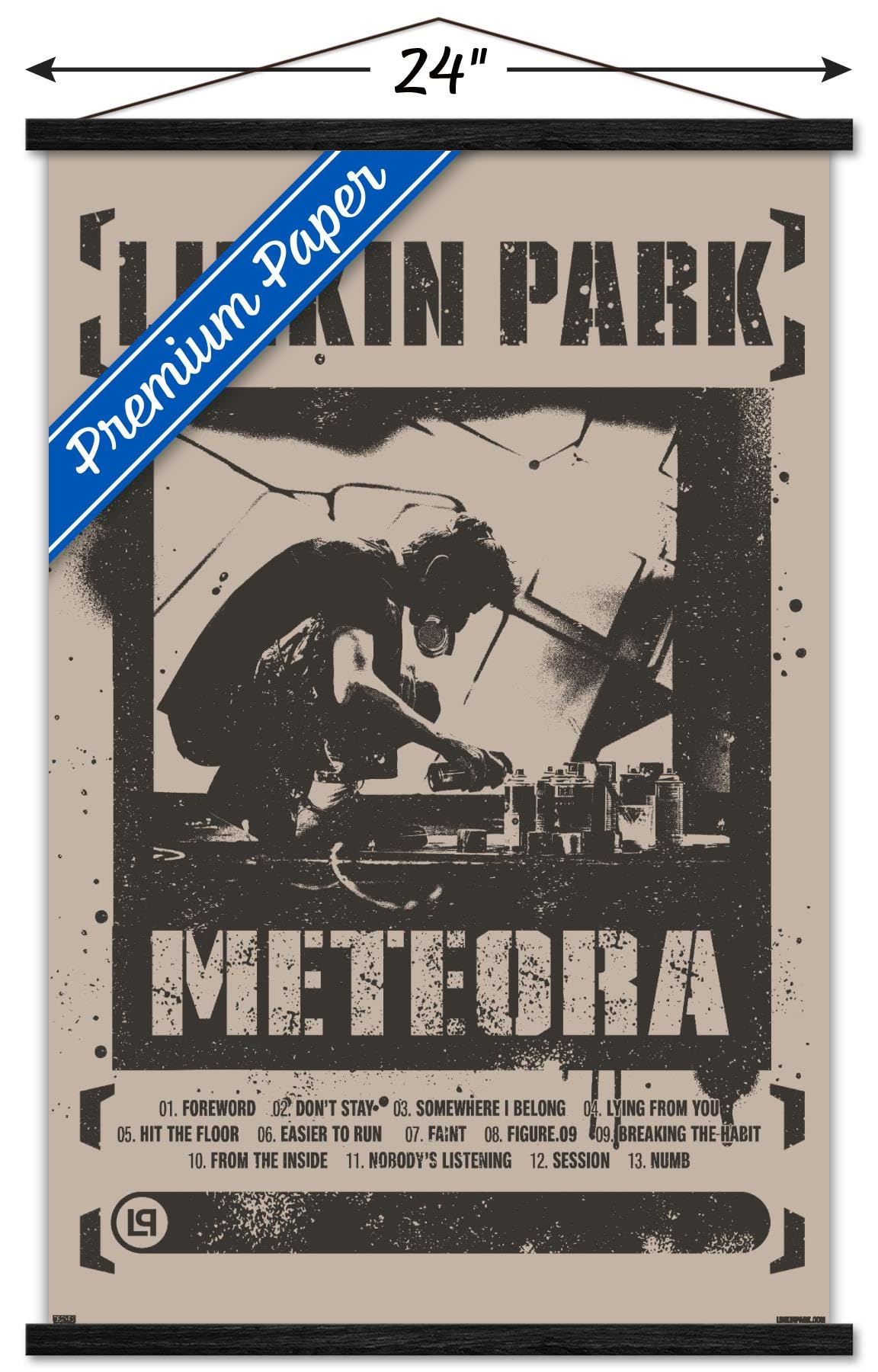 Amazon.com: Linkin Park - Meteora Wall Poster with Magnetic Frame