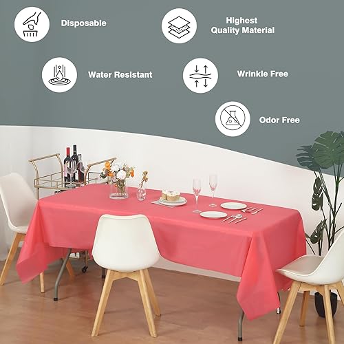 Miniatura 6 de Evershine - Mantel de plástico resistente (reutilizable, 12 unidades)