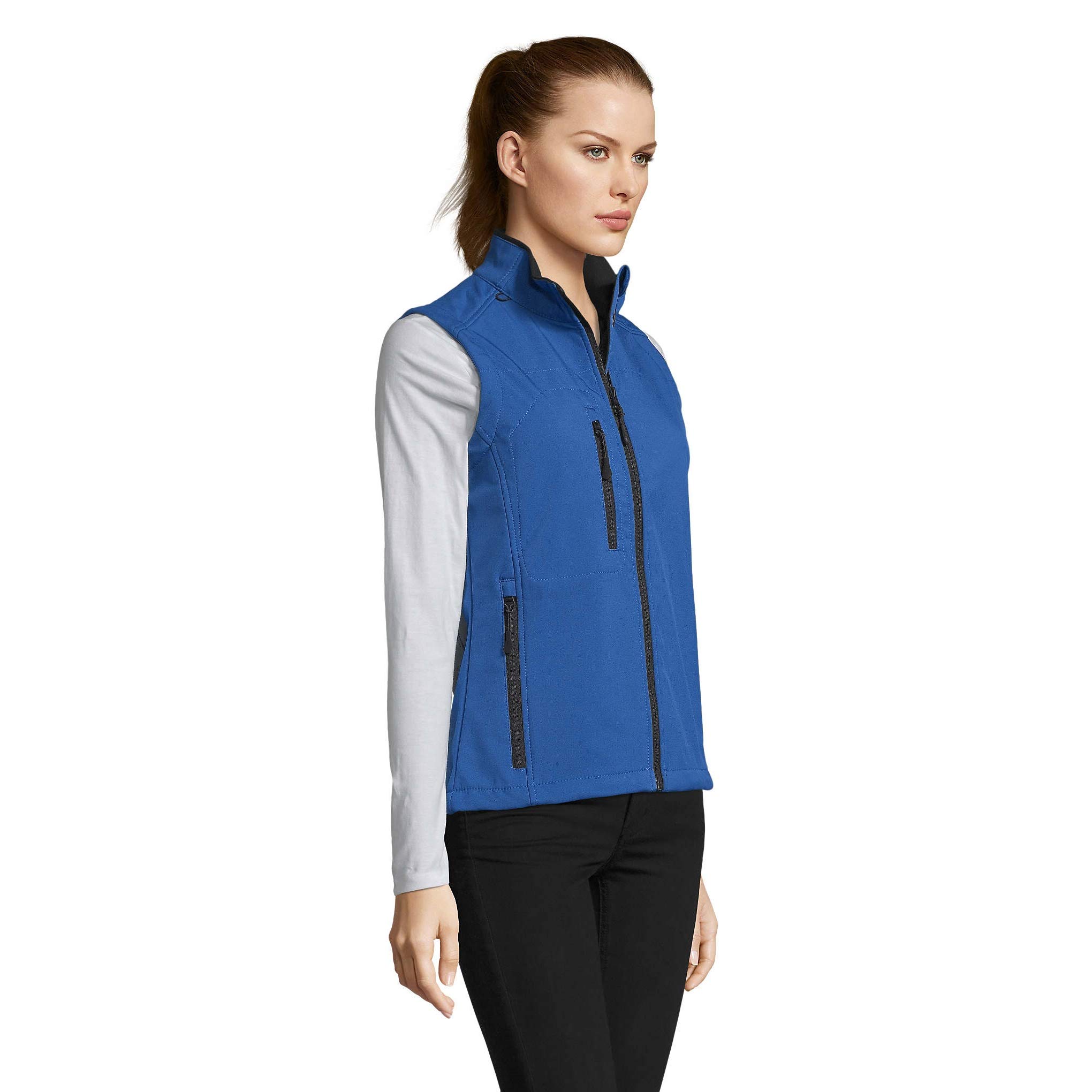 SOLS Damen Rallye Softshell-Bodywarmer/Softshell-Weste (XLarge) (Dunkelbraun)