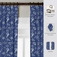 Vista 36 de Magic Drapes Cortina opaca plisada triple con aislamiento térmico para oscurecer la habitación, a prueba de derrames, lavable a máquina, paneles