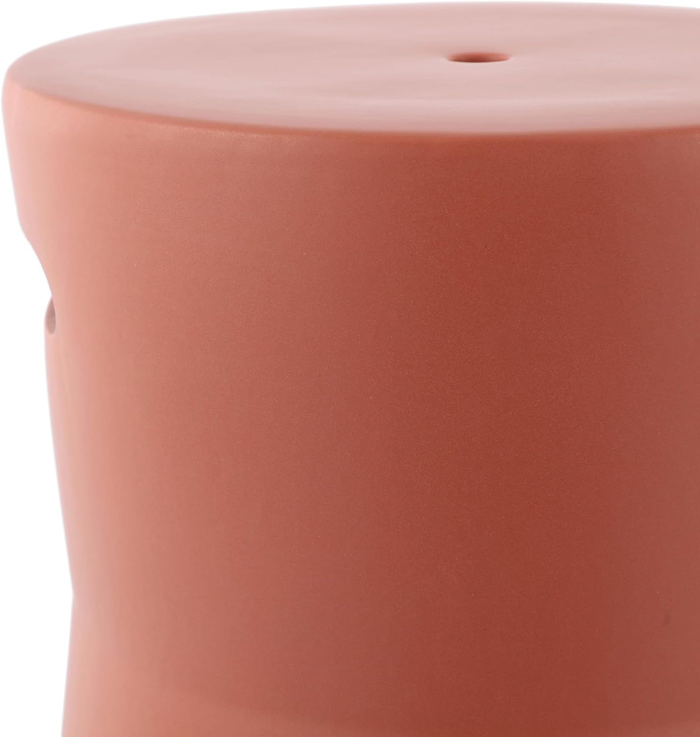 SAFAVIEH Home Collection Dijera Terracotta Ceramic Decorative Garden Stool for Living Room, Bedroom, Garden, Side Table, Plant Stand (Fully Assembled)