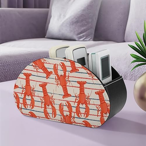 Miniatura 5 de Organizador de escritorio multifuncional con diseño de langosta marina retro con 5 compartimentos