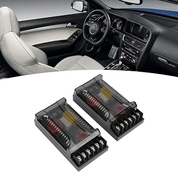 300 Watts 2 Way Crossover, Car Audio Crossover Universal Heat Dissipation Speaker Frequency Divider
