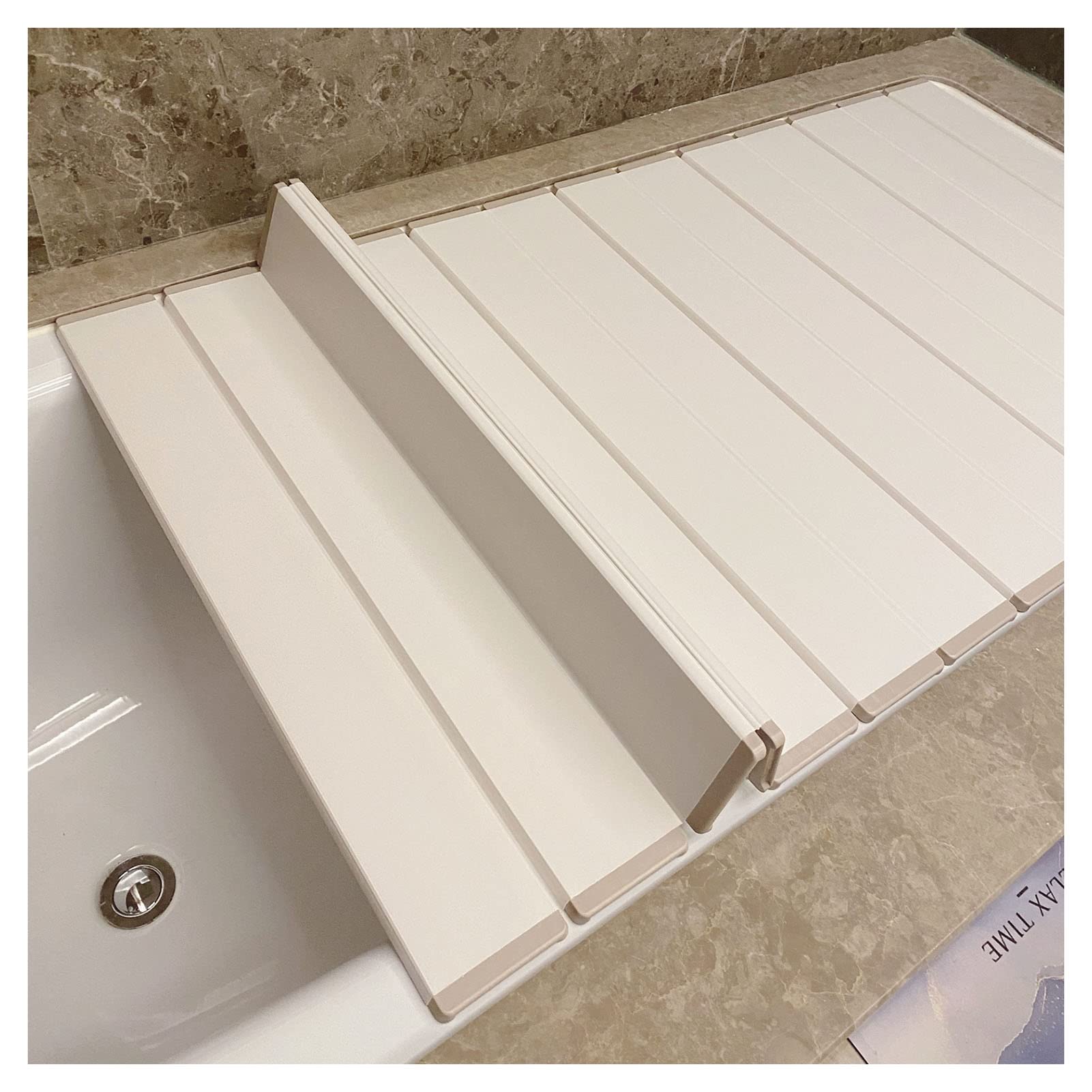 Cubierta para bañera plegable de polipropileno de alta densidad de 1 cm