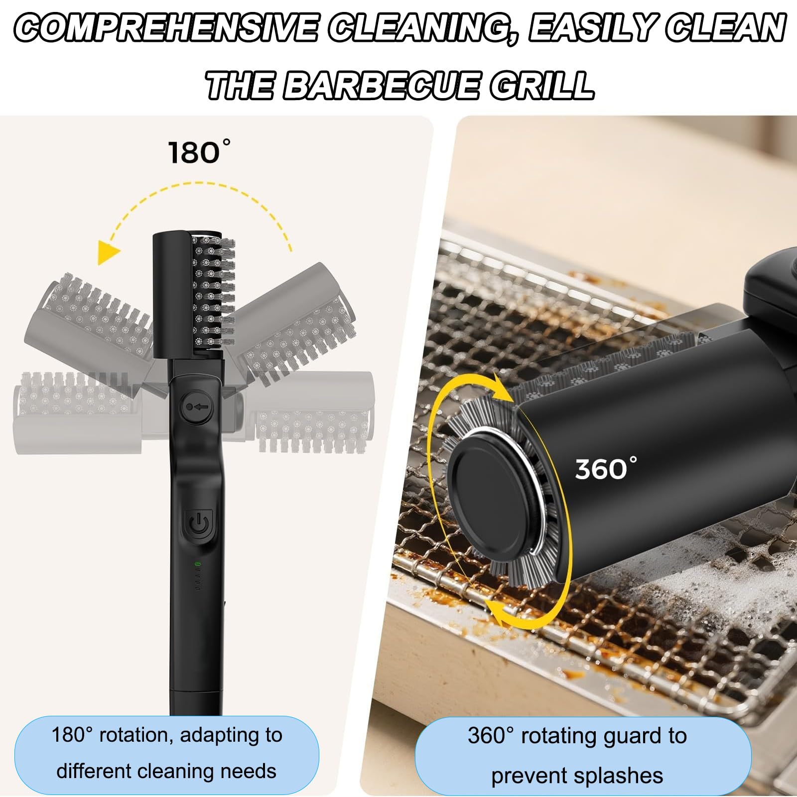 Brosse électrique pour barbecue