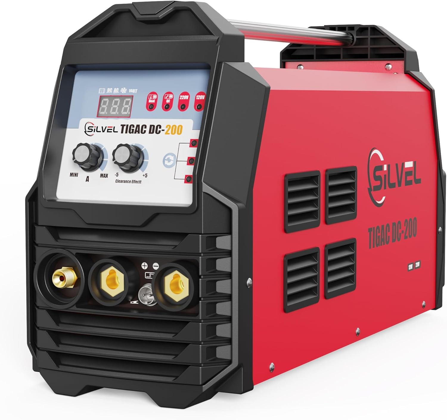 SILVEL TIG Welder AC/DC 200Amp Aluminum TIG Welder with Pulse, 110V ...