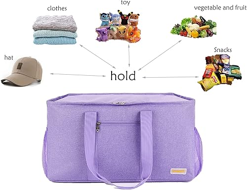 Miniatura 5 de Bolsa grande utilitaria, bolsa impermeable para playa y picnic, almacenamiento plegable y reutilizable