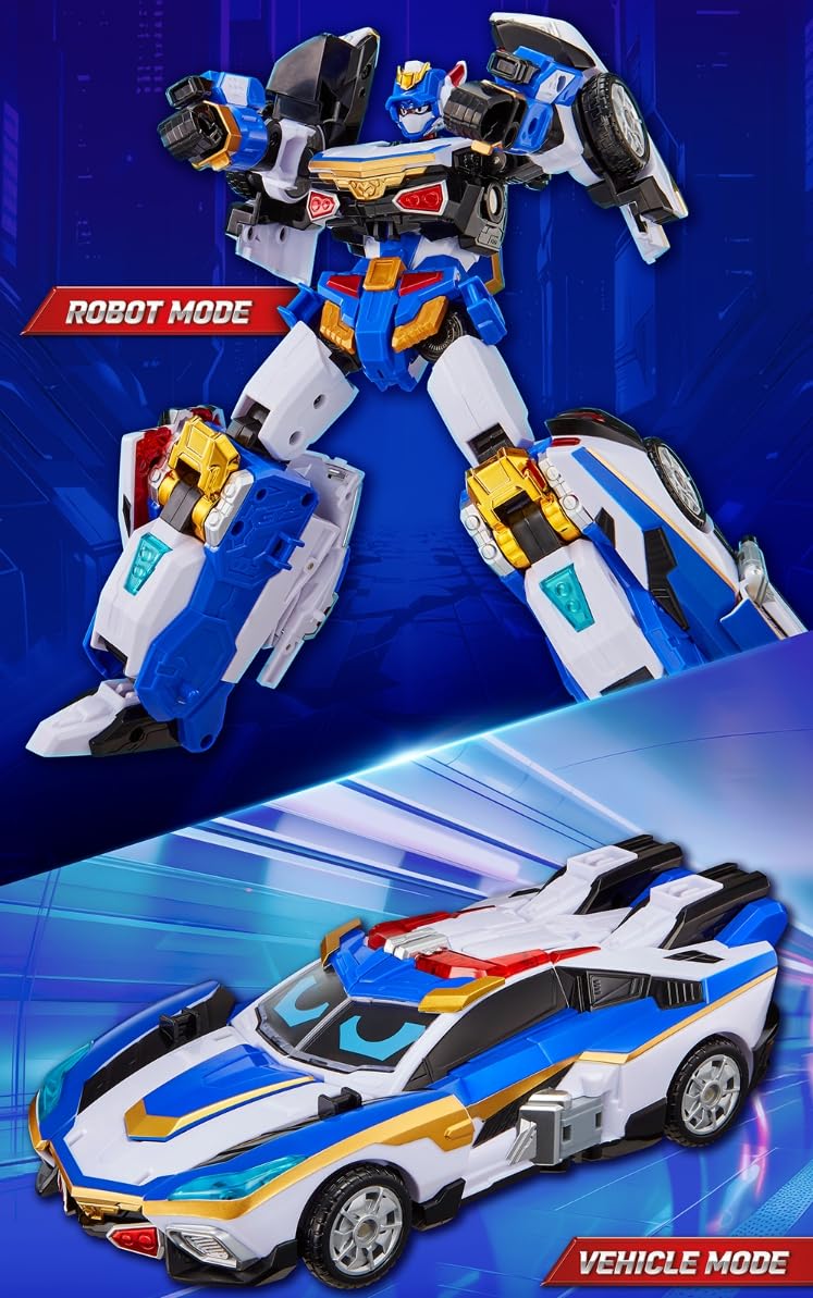 Amazon | メタルカードボットW ブルーコップW 変形ロボットカー 二段