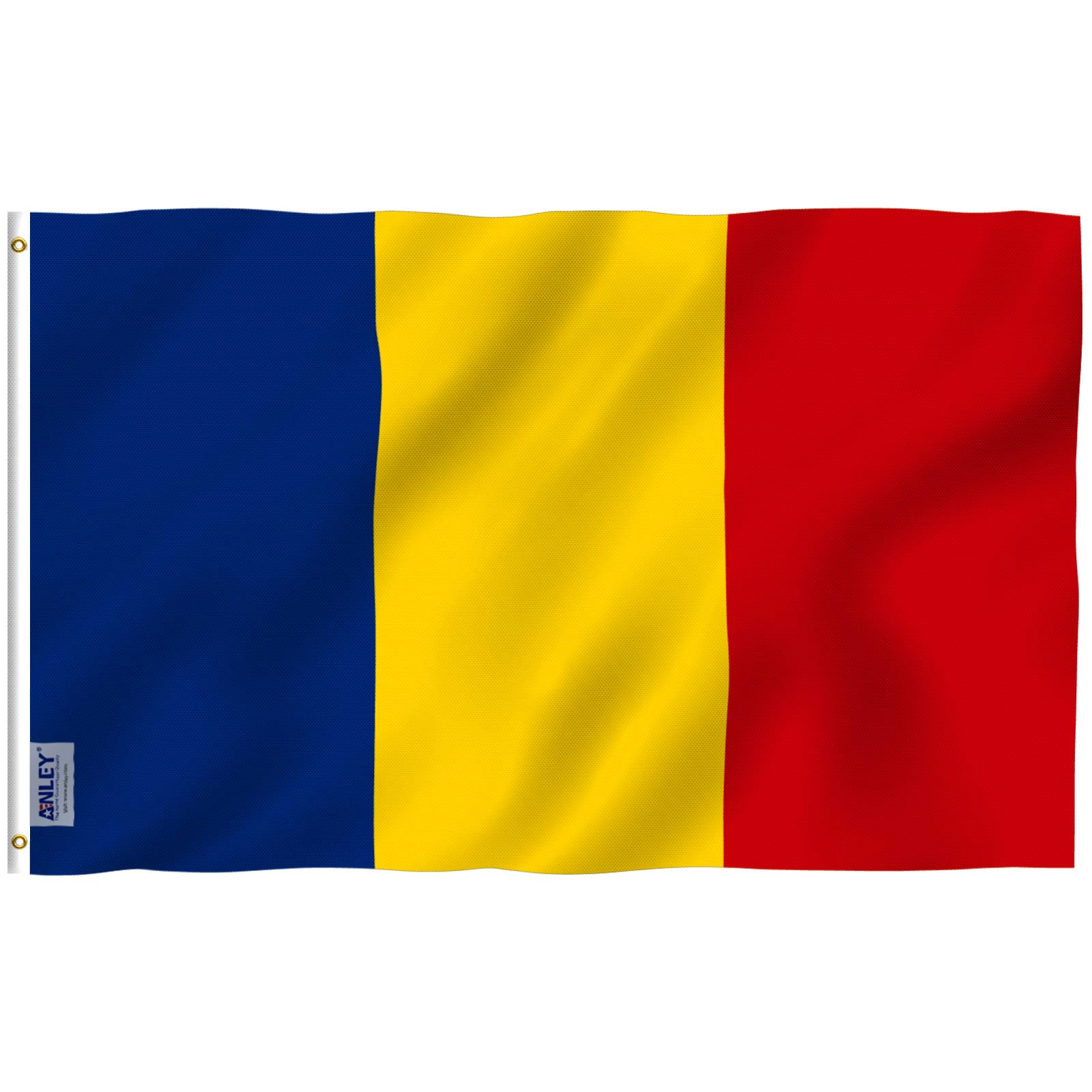 Bandiera Faccina Felice Gialla 3x5 Piedi (90x150 Cm) - Confezione Da 2, Resistente UV - Anley Fly Breeze