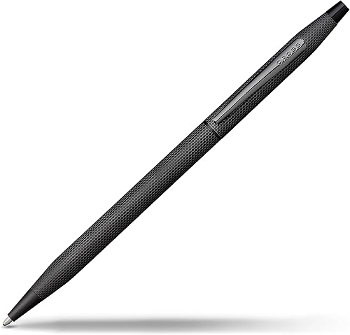 Cross Classic Century - Bolígrafo recargable, punta media, incluye caja de regalo de calidad prémium, negro cepillado