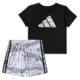 baby-boys Short Sleeve Cotton Tee Shirt and Aop Camo Short Set