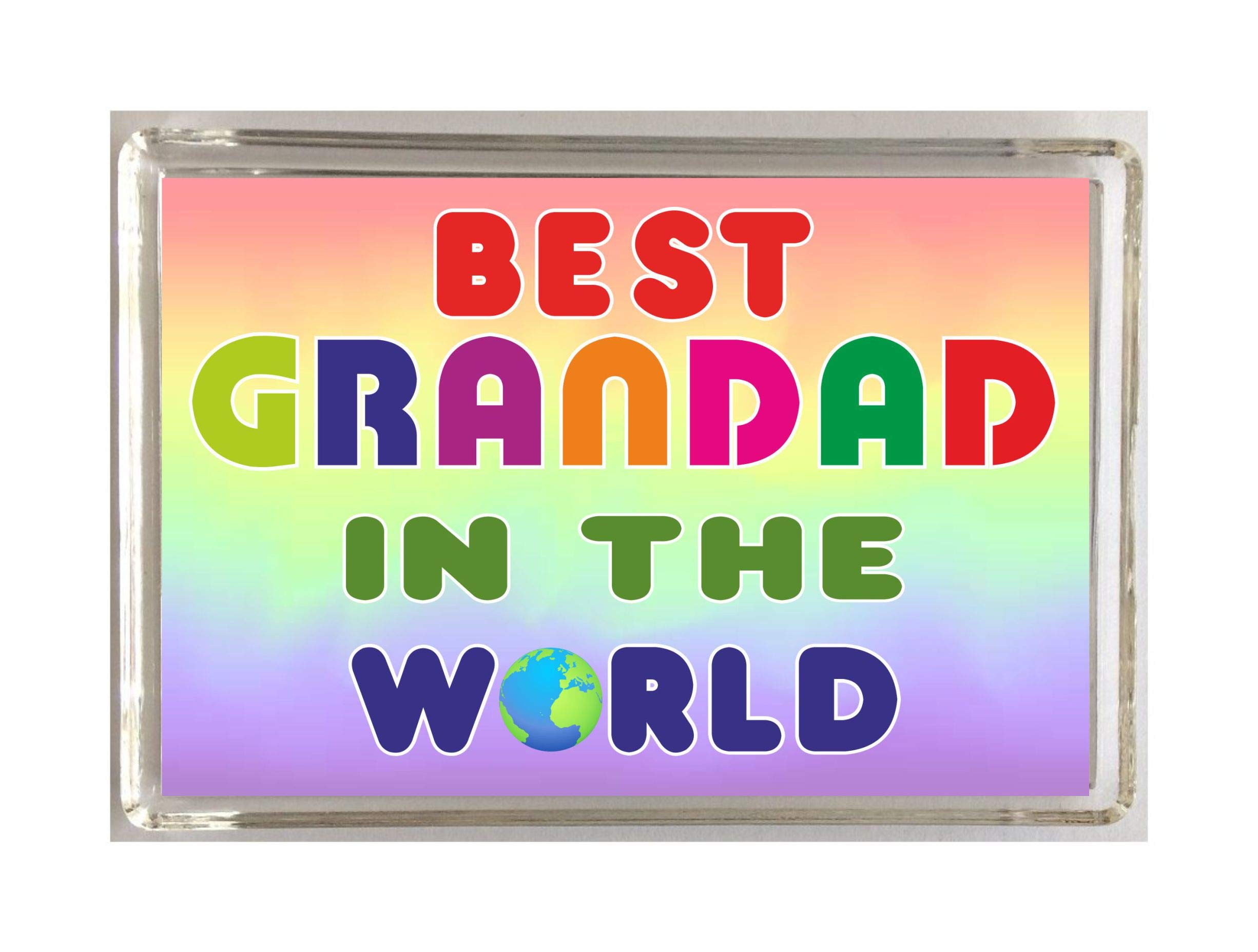 Clare's Cosmetics Multicolor 'Clare's Cosmetics' Gift For Grandad – Best In The World – Novelty Fridge Magnet Present