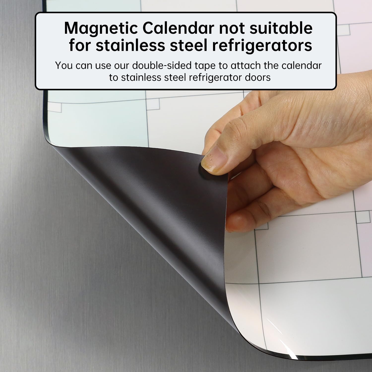 Lavagna magnetica cancellabile a secco settimanale calendario mensile per frigorifero, lavagna programmi, lavagna menu, per fare e lista delle faccende domestiche per la famiglia