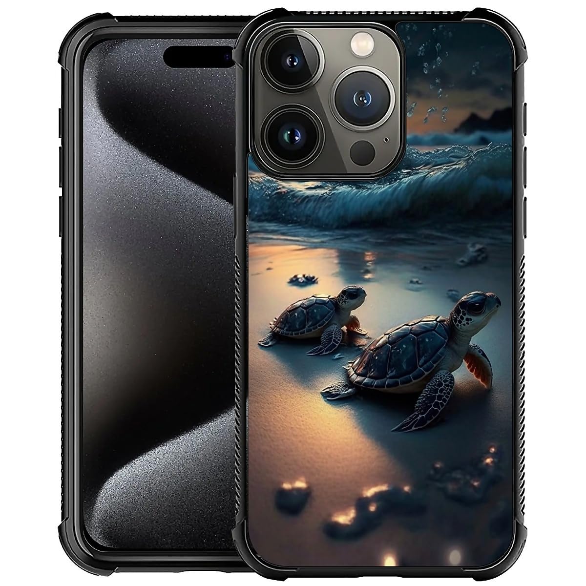 ZHEGAILIAN Compatible with iPhone 16 Pro Max Case,Non-Slip Soft TPU Bumper Four Corner Reinforced Shockproof Protective Case Compatible with iPhone 16