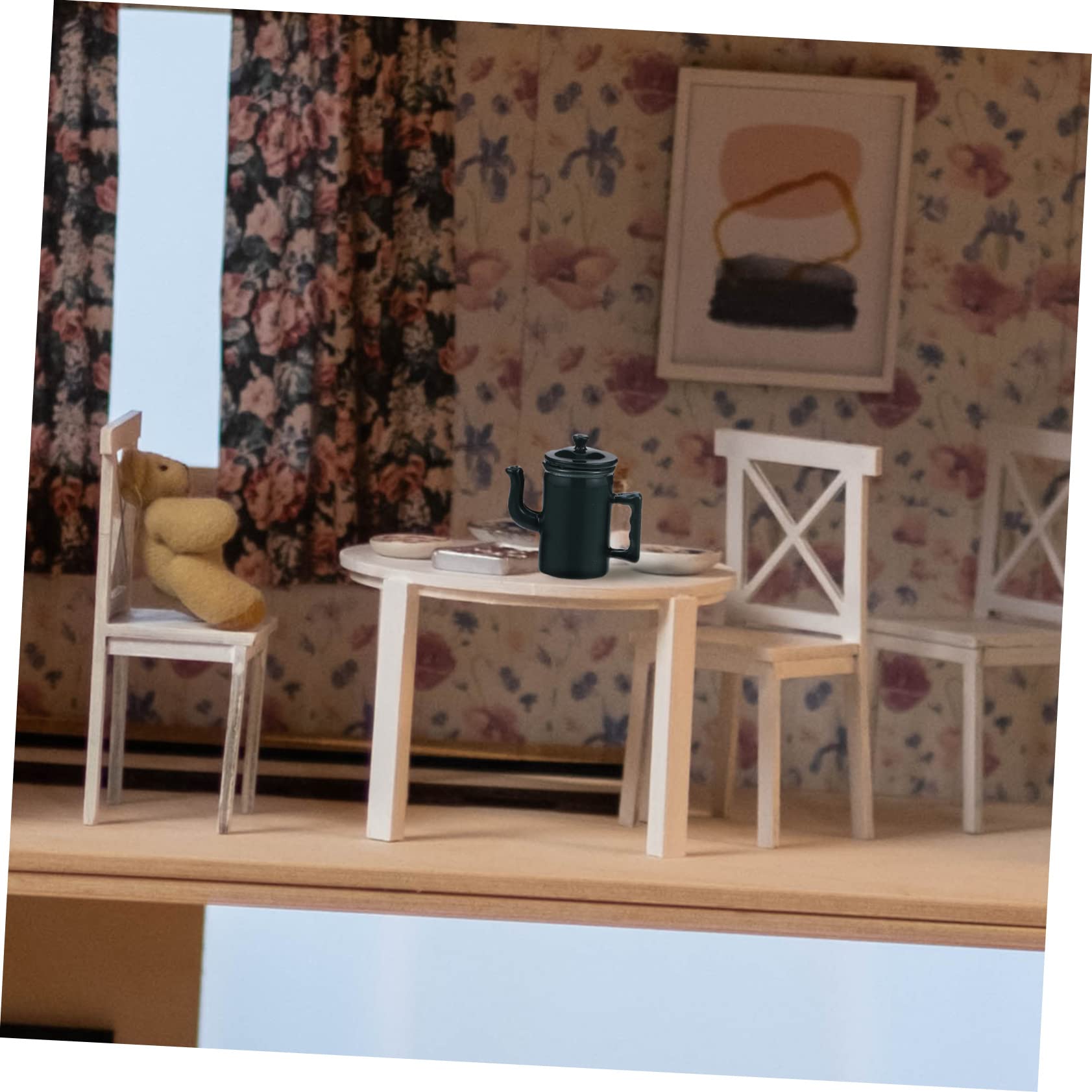 Set Di 3 Caffettiere In Miniatura Per Casa Delle Bambole - Scala 1:12 - Accessori Da Cucina In Miniatura - Collezionabili