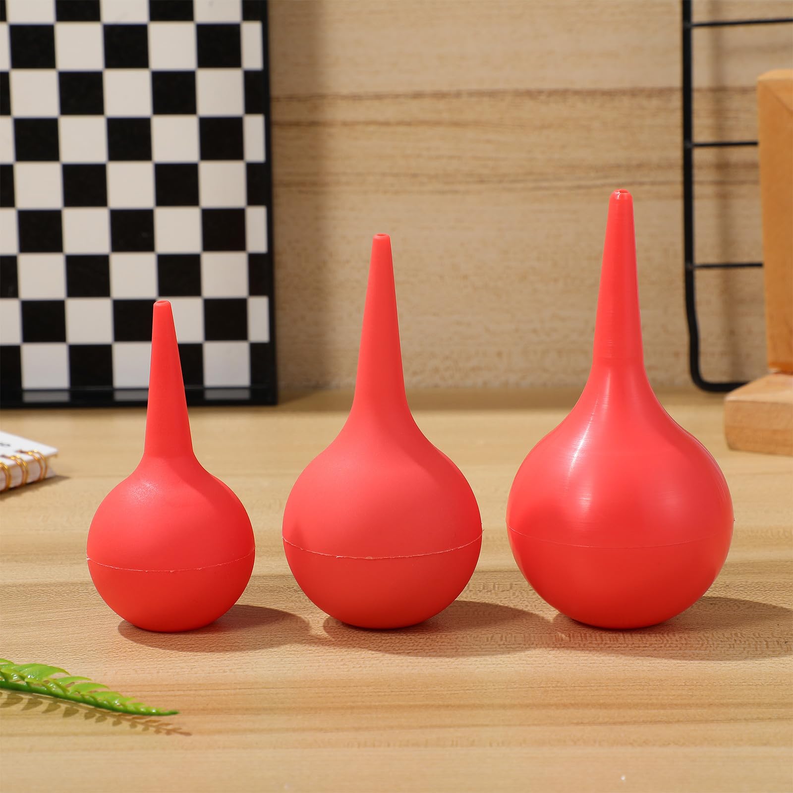 Zerodeko 3 Stück Gummi Staubgebläse 30ml 60ml 90ml für Büro und Zuhause