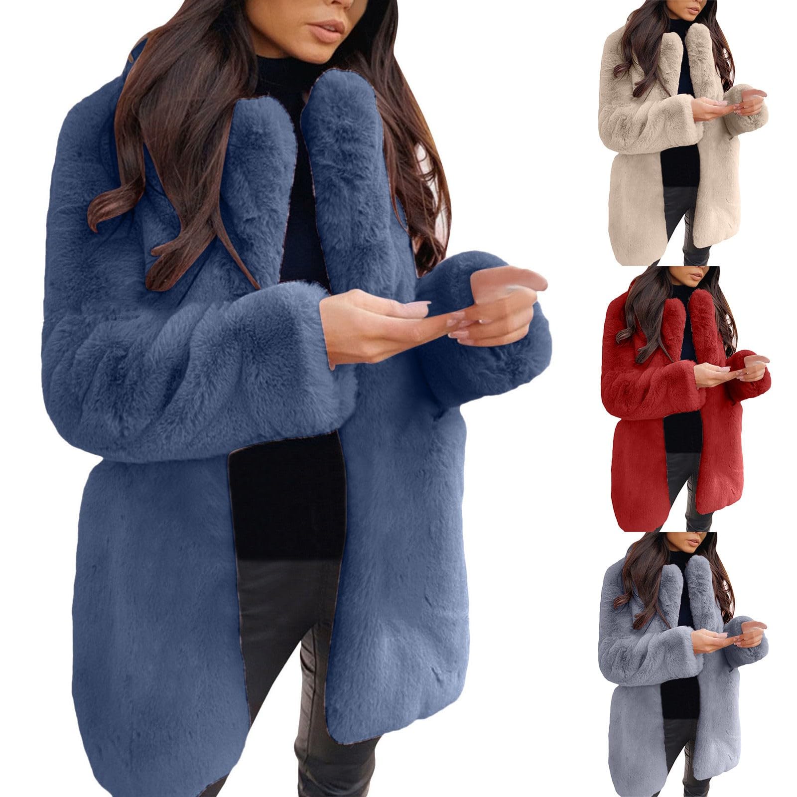 Cocila Pantalones Mujer Invierno Rebajas Abrigo Abrigo Grueso Abrigo Cálido Mujer Solapa De Invierno Chaqueta Sólida Abrigo Exterior Cárdigan Calidez Abrigo De Mujer Sudadera Mujer Talla Grande