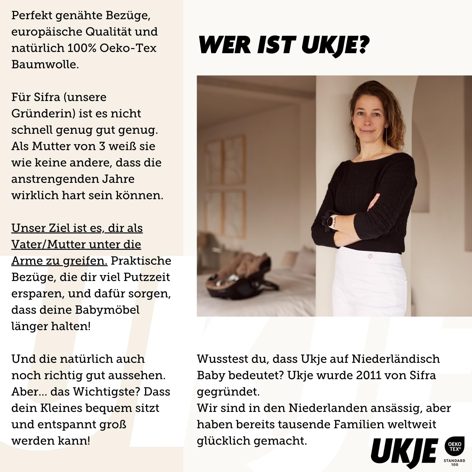 Ukje Sitzkissen für Hauck Alpha Plus & Beta Plus, Oeko-Tex 100, weiche Dicke Sitzauflage für Hochstuhl, atmungsaktiv, pflegeleicht, ideal als Sitzverkleinerer für Babys & Neugeborene, Sand Leopard
