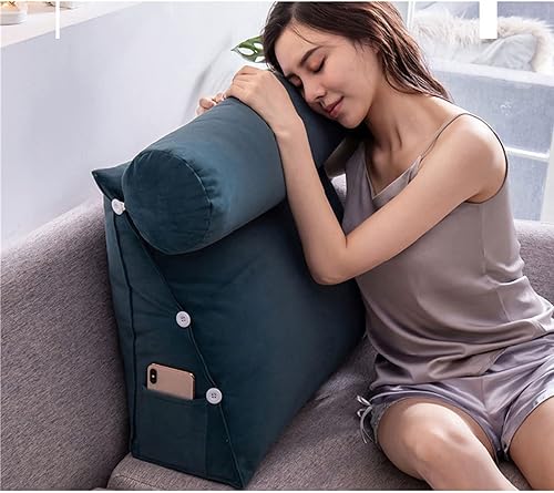 Miniatura 6 de Cojín de espalda de cuña para sofá, almohadas lumbares, almohadas decorativas con soporte para el cuello, mejora la postura y evita el dolor de