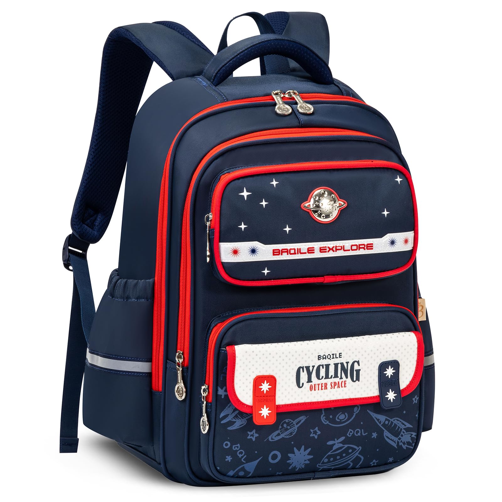 Amythe Cartable Garçon CP-CM2 Réfléchissant École
