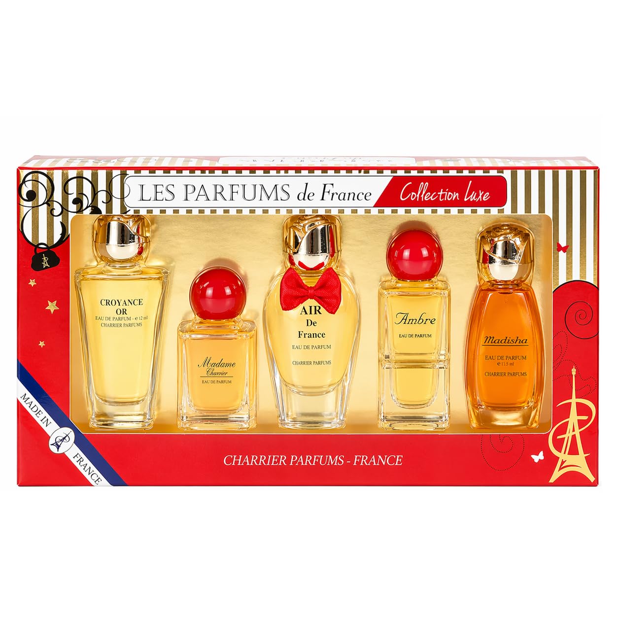 Charrier Parfums "Collezione Lusso" Cofanetto di 5 Eau de Parfum in miniatura 49,7 ml