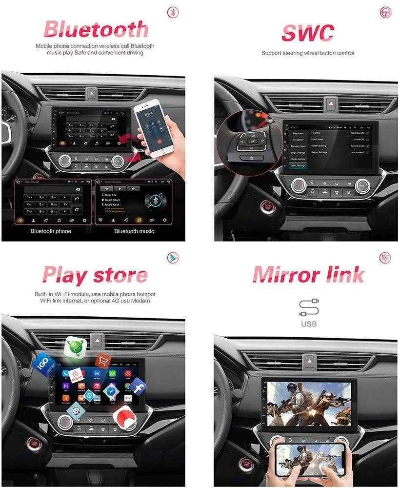 Generico Autoradio con navigatore GPS e Canbus, Sistema operativo Android 15, Compatibile con Skoda Octavia 2007-2014, comandi al Volante, Bluetooth, chiamate in Vivavoce, Mirror Link e Lettore Multi