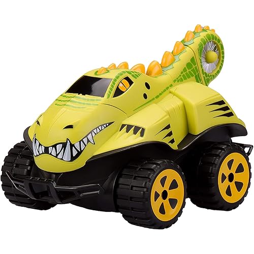 Kid Galaxy Amphibious RC Car Mega Morphibians Crocodile. All Terrain Remote Control Toy, 2.4 Ghz
