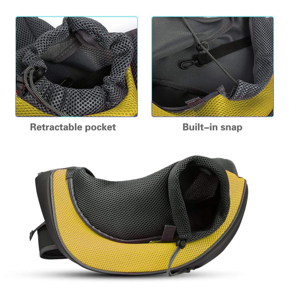 Sac de Transport pour Chat et Chien - Bandoulière Épaule Sling pour Animaux de Compagnie