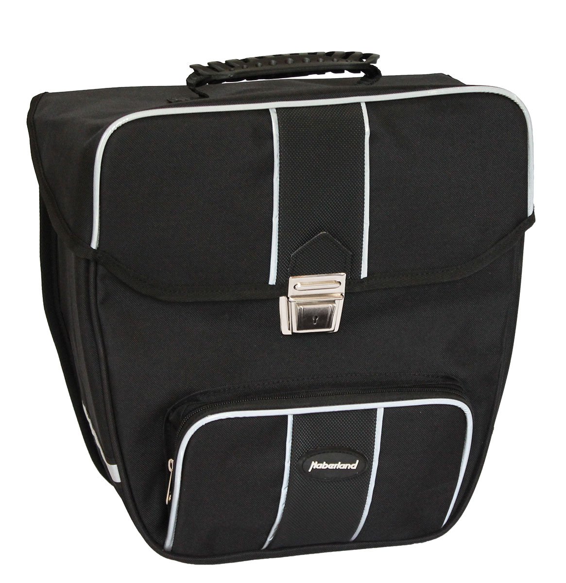 Haberland Fahrradtasche Einzeltasche Vario-Haken-Befestigung Schwarz, EV9716 00