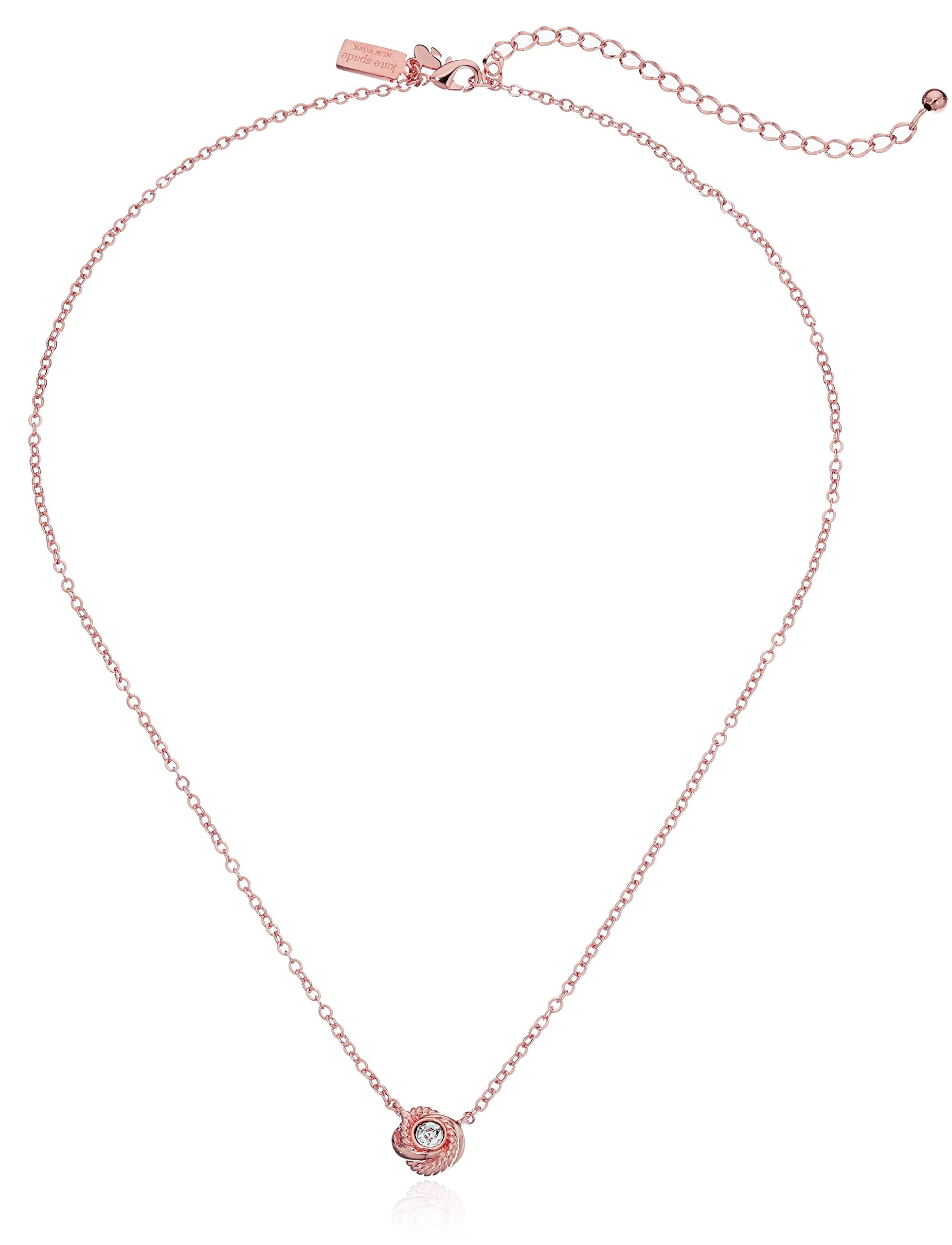 kate spade new york Infinity and Beyond Knot Mini Pendant Necklace