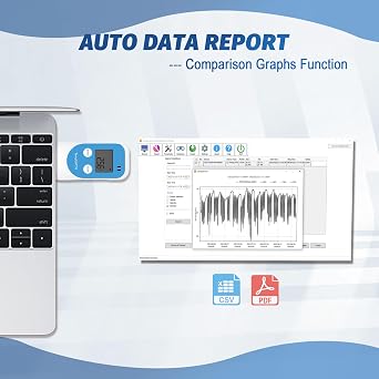 TZONE Temperature Humidity Data Logger USB Digital Temp Recorder RH Logging