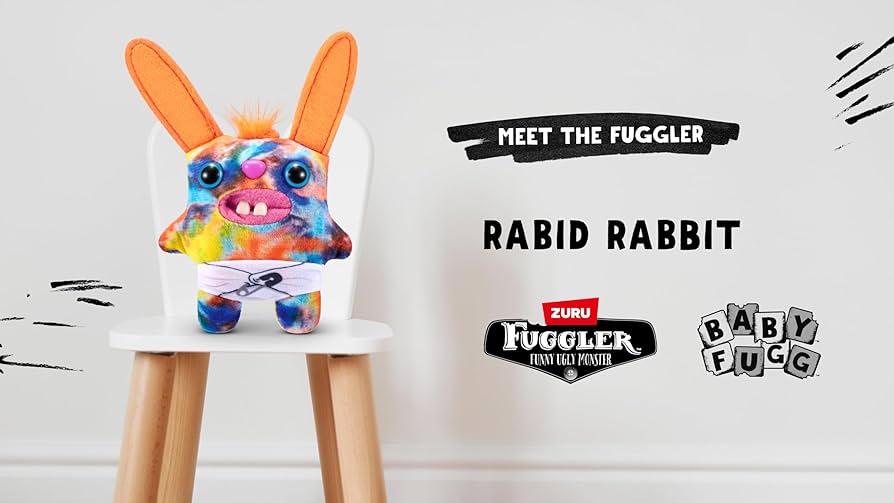 Fuggler ぬいぐるみ 3個セット Fuggler 3-Pack | Green, Purple, Blue/White | Free Shipping