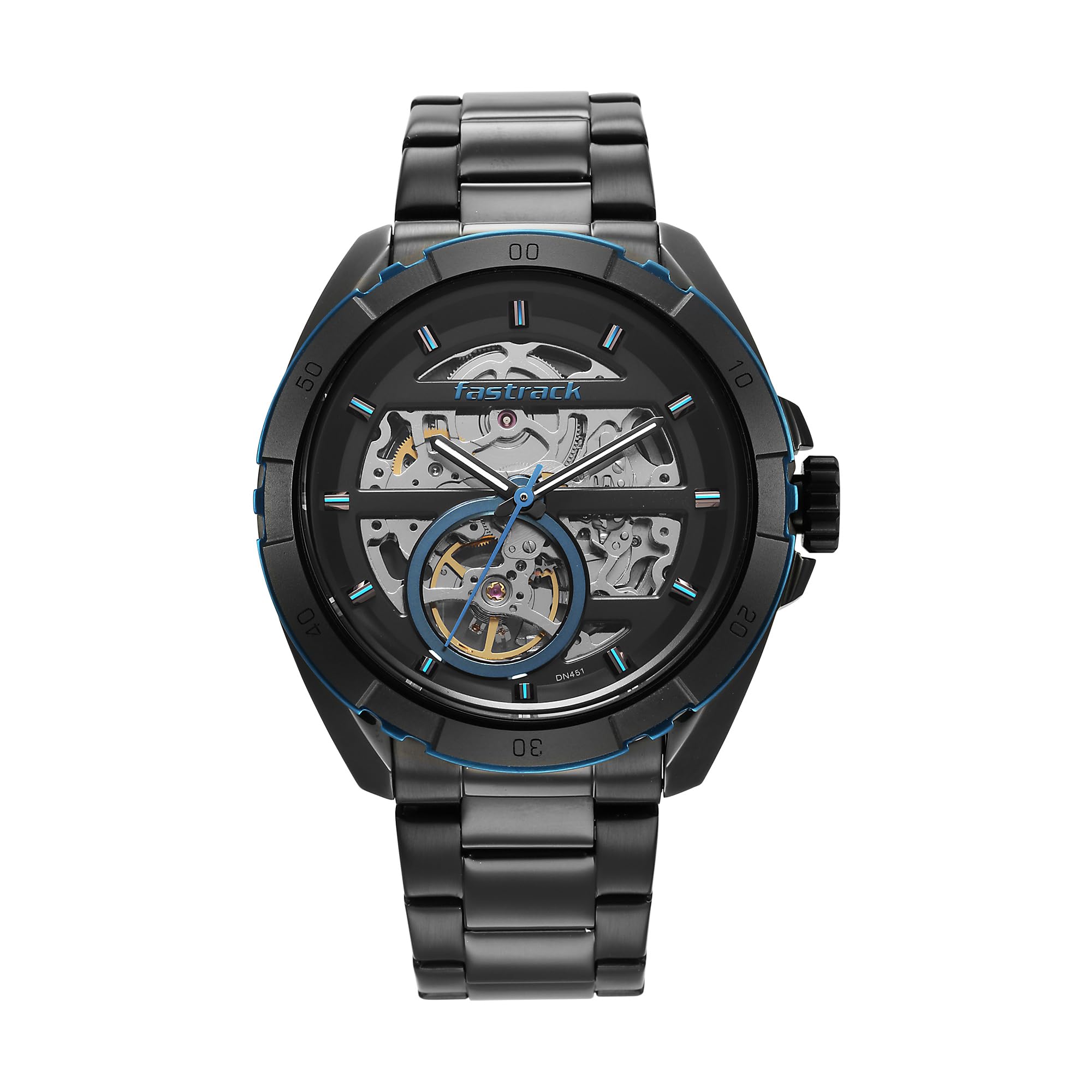 Automatics Black Dial Stainless Steel Strap Watch for Guys-NS3297KM02/NT3297KM02-image-21
