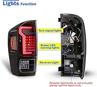 Vista 11 de WOLFSTORM LED Tail Light Fit for 2016-2023 Toyota Tacoma, 2016-2013 Toyota Tacoma Tail Light Replacement Assembly,1 Pair(Clear Lens)