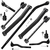 Vista 343 de Detroit Axle - Kit de suspensión delantera de 10 piezas para Chrysler 200 2007-2010 Sebring 2008-2014 Dodge Avenger 2008-2014, 2 brazos de control