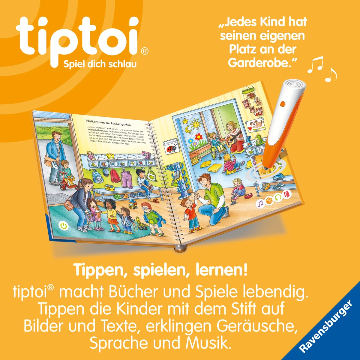 tiptoi® Mein Wörter-Bilderbuch Kindergarten