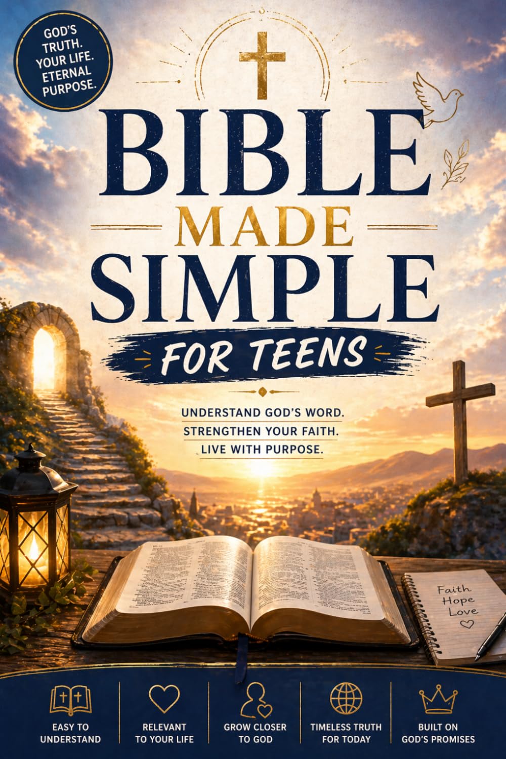 Bible Made Simple for Teens: Easy-to-Understand Lessons to Help You Build Faith, Find Purpose, and Apply God’s Word to Real Life
