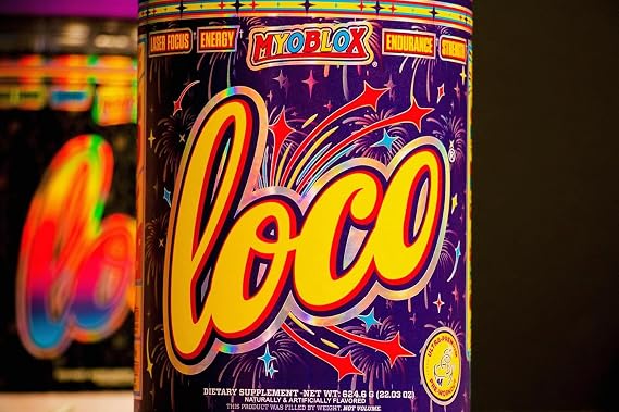 MyoBlox Loco | Pre Workout (40 Servings, Sucka Free Tea)
