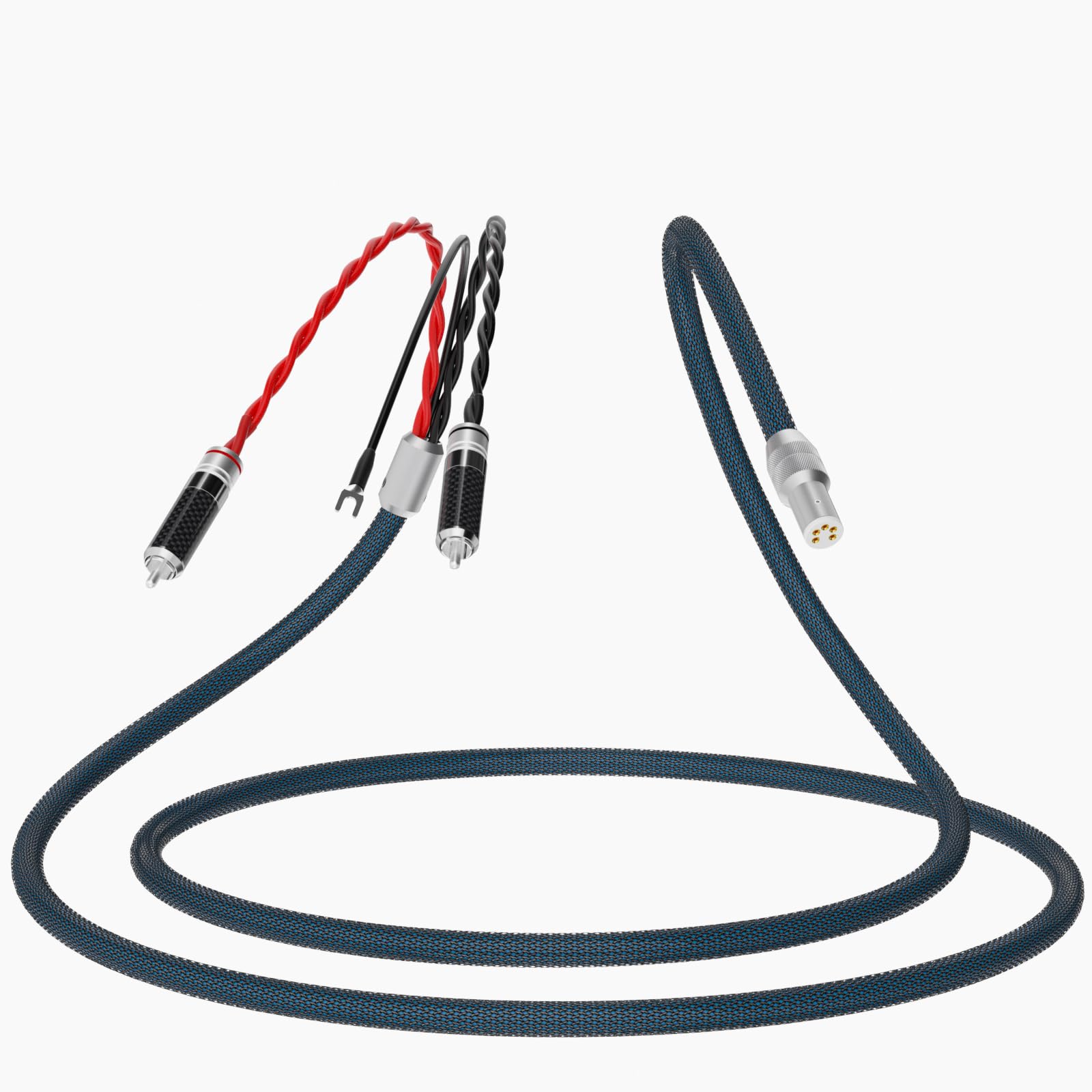 Pro-Ject Phono Kabel 1,23 – Phonokabel it Erdung für Plattenspieler